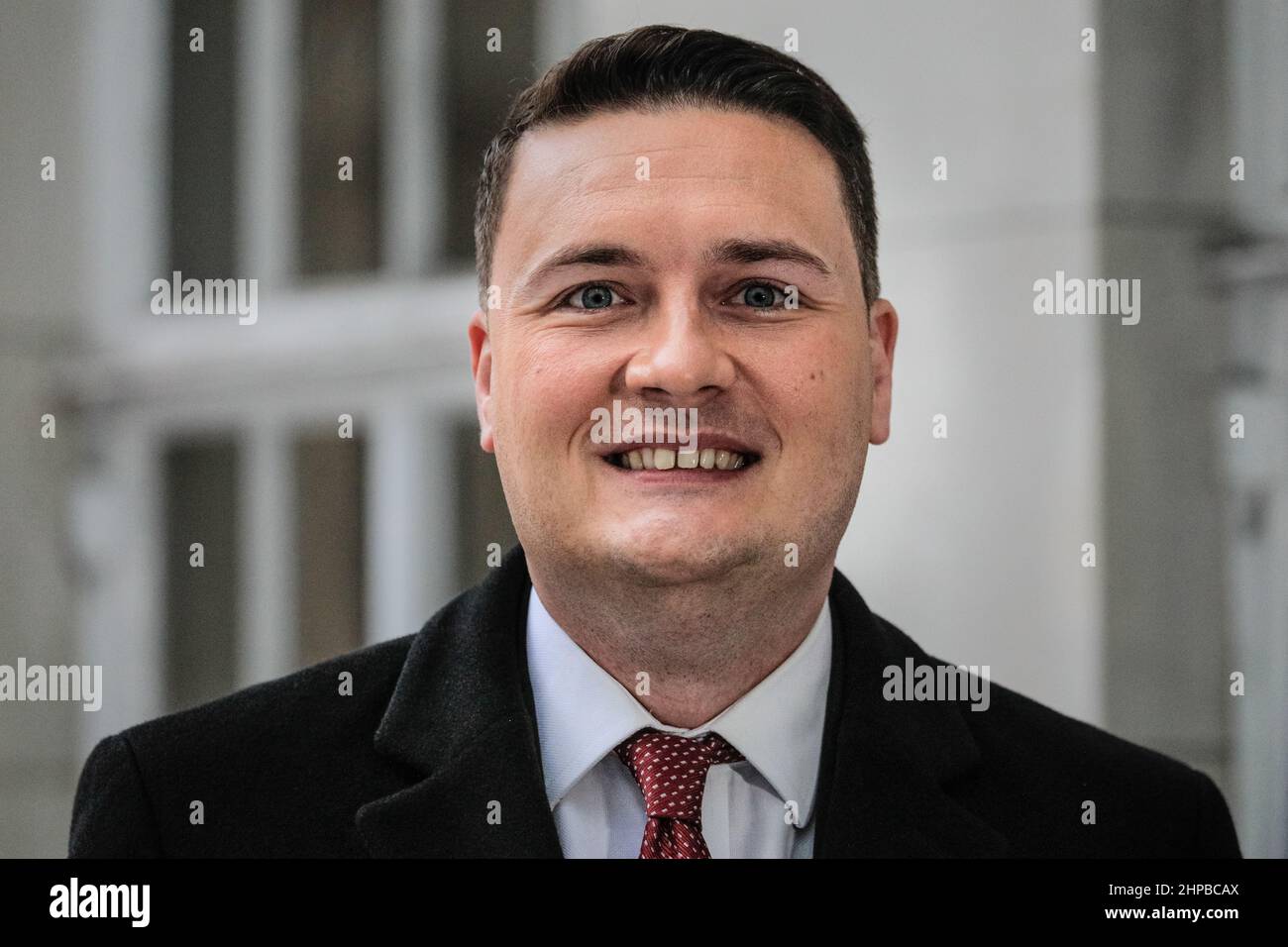 London, UK. 20th Feb, 2022. Wes Streeting, Labour Party politician and ...