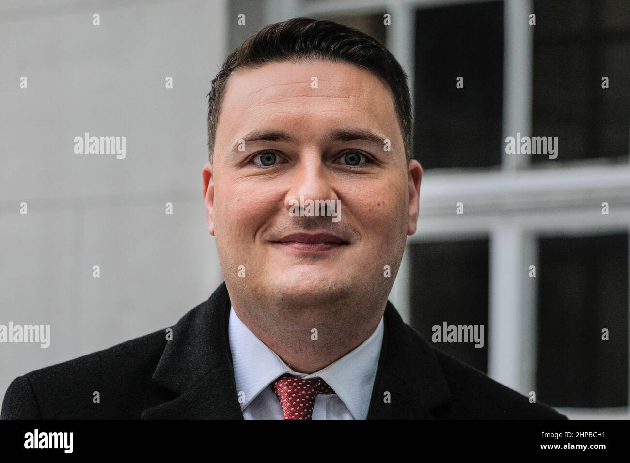 London, UK. 20th Feb, 2022. Wes Streeting, Labour Party politician and Shadow Secretary of State for Health and Social Care since 2021, Member of Parliament (MP) for Ilford North, at BBC Studios in London for an interview. Credit: Imageplotter/Alamy Live News Stock Photo
