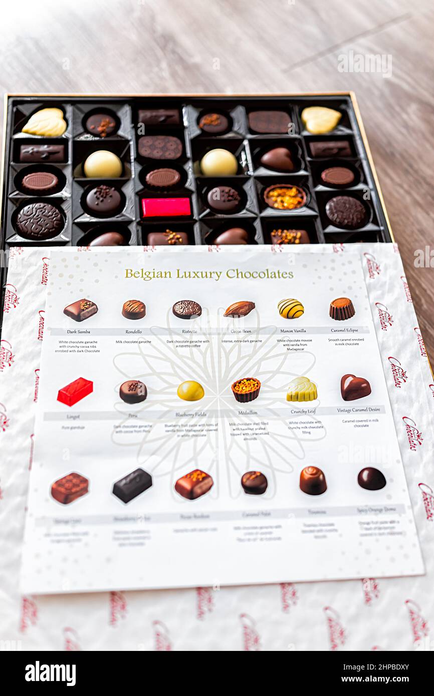 Naples, USA September 26, 2021 Costco Kirkland brand packaged box of