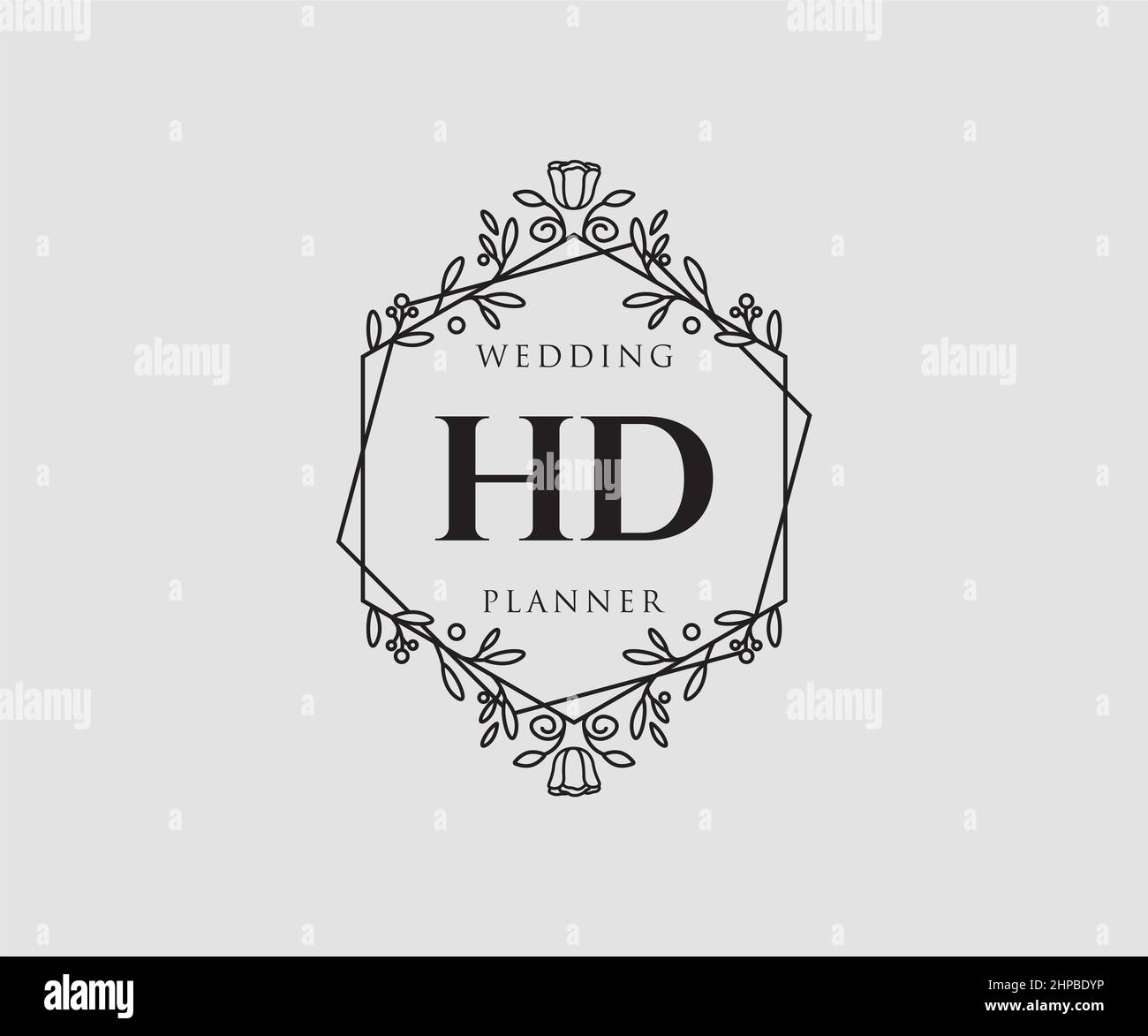 HD Initials letter Wedding monogram logos collection, hand drawn modern ...