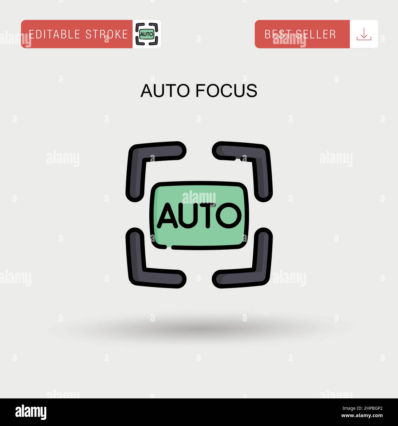 Photography focus camera view autofocus Stock Vector Images - Alamy
