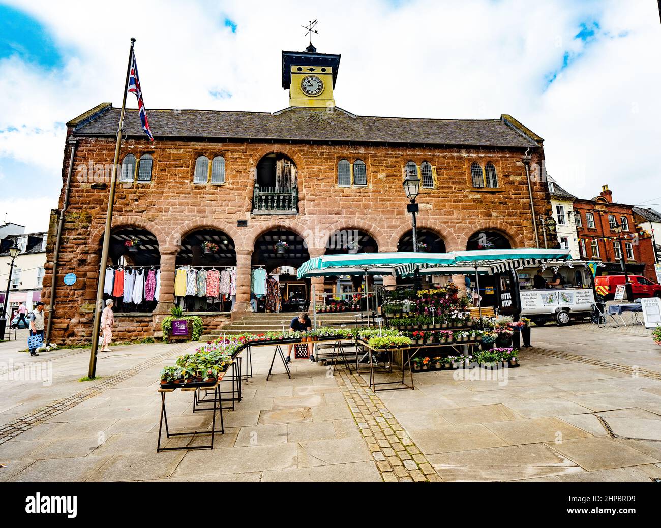 Market Square in Ross on Wye Stock Photo Alamy