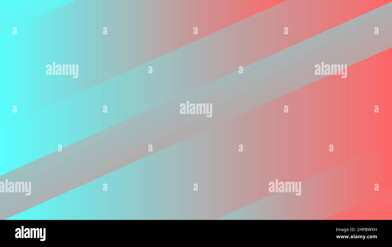 Dynamic pink green gradient background with straight lines Stock Vector