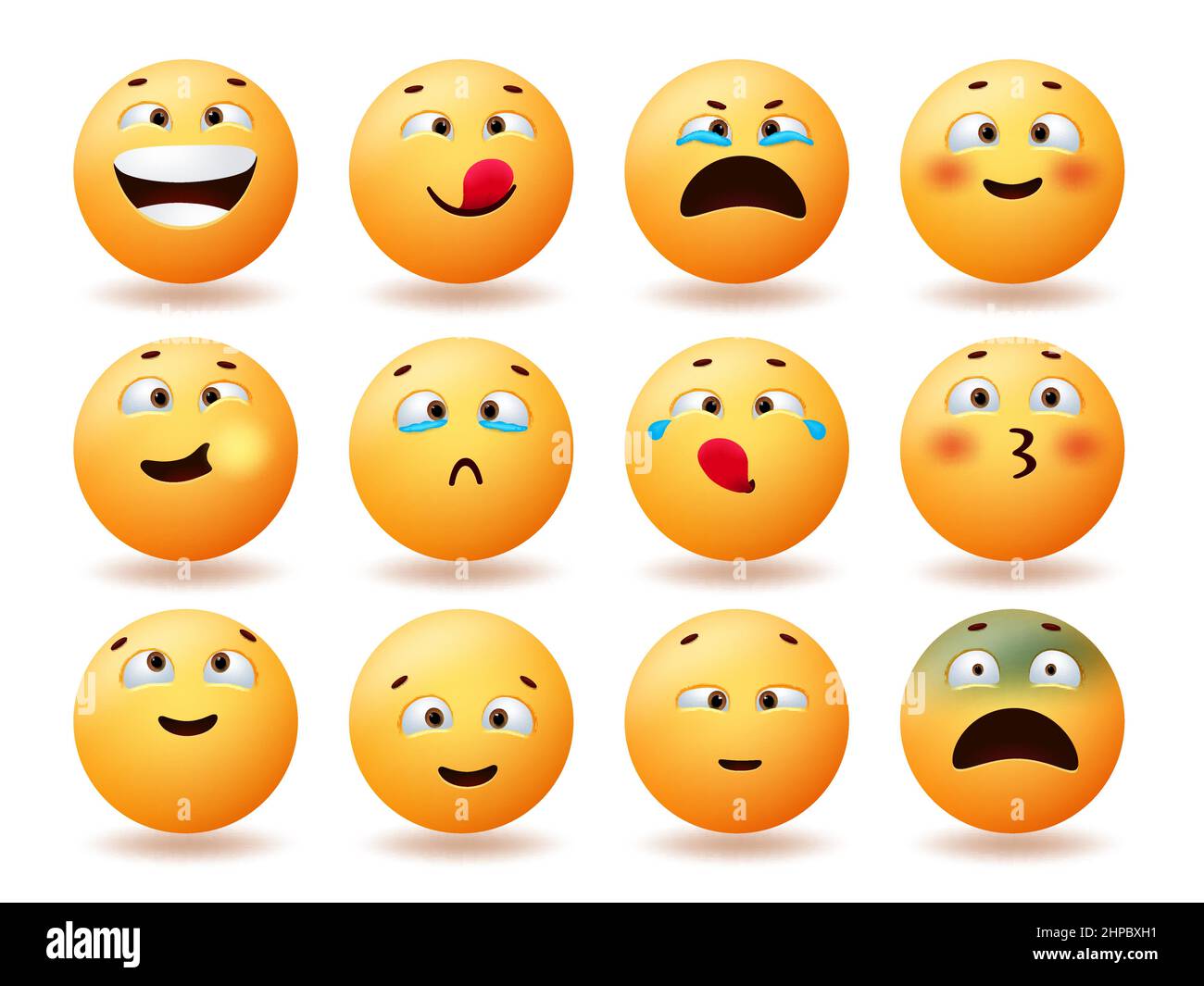 Emoticon - Crying stock illustration. Illustration of yellow - 8727402