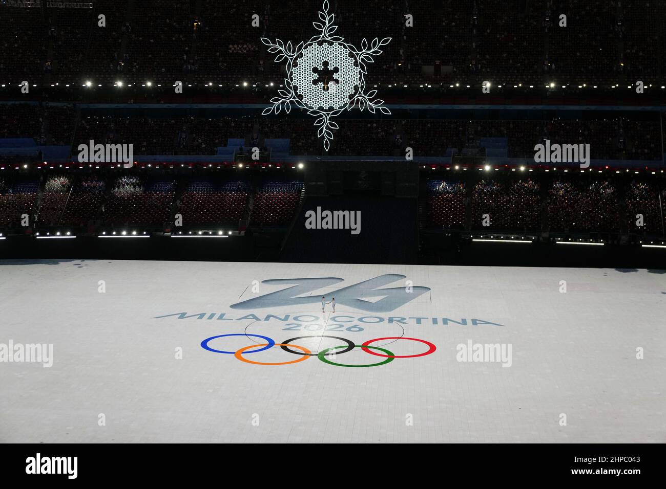 Beijing, China. 20th Feb, 2022. Milan and Cortina 2026, where Italy