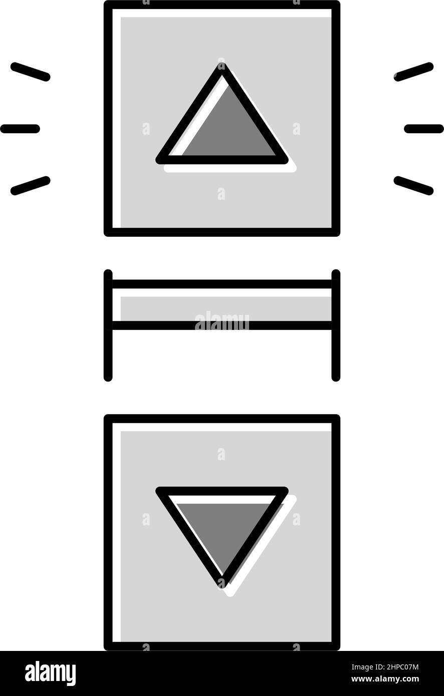 click scroll color icon vector illustration Stock Vector Image & Art ...