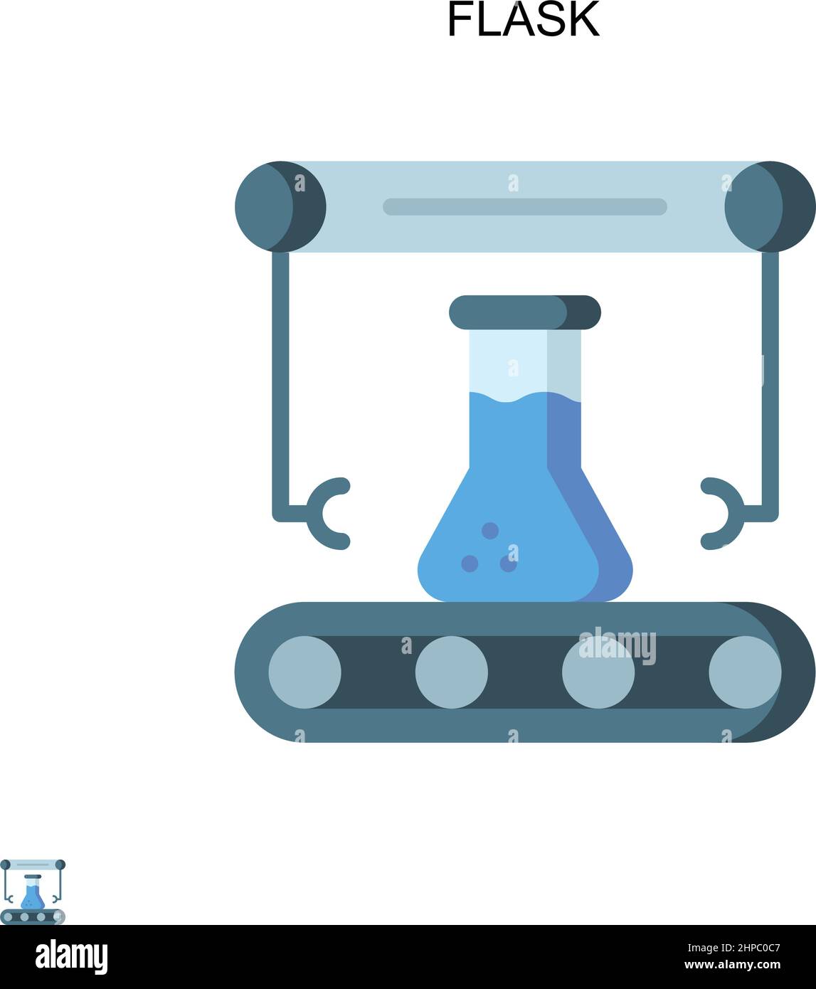 Flask symbol hi-res stock photography and images - Alamy