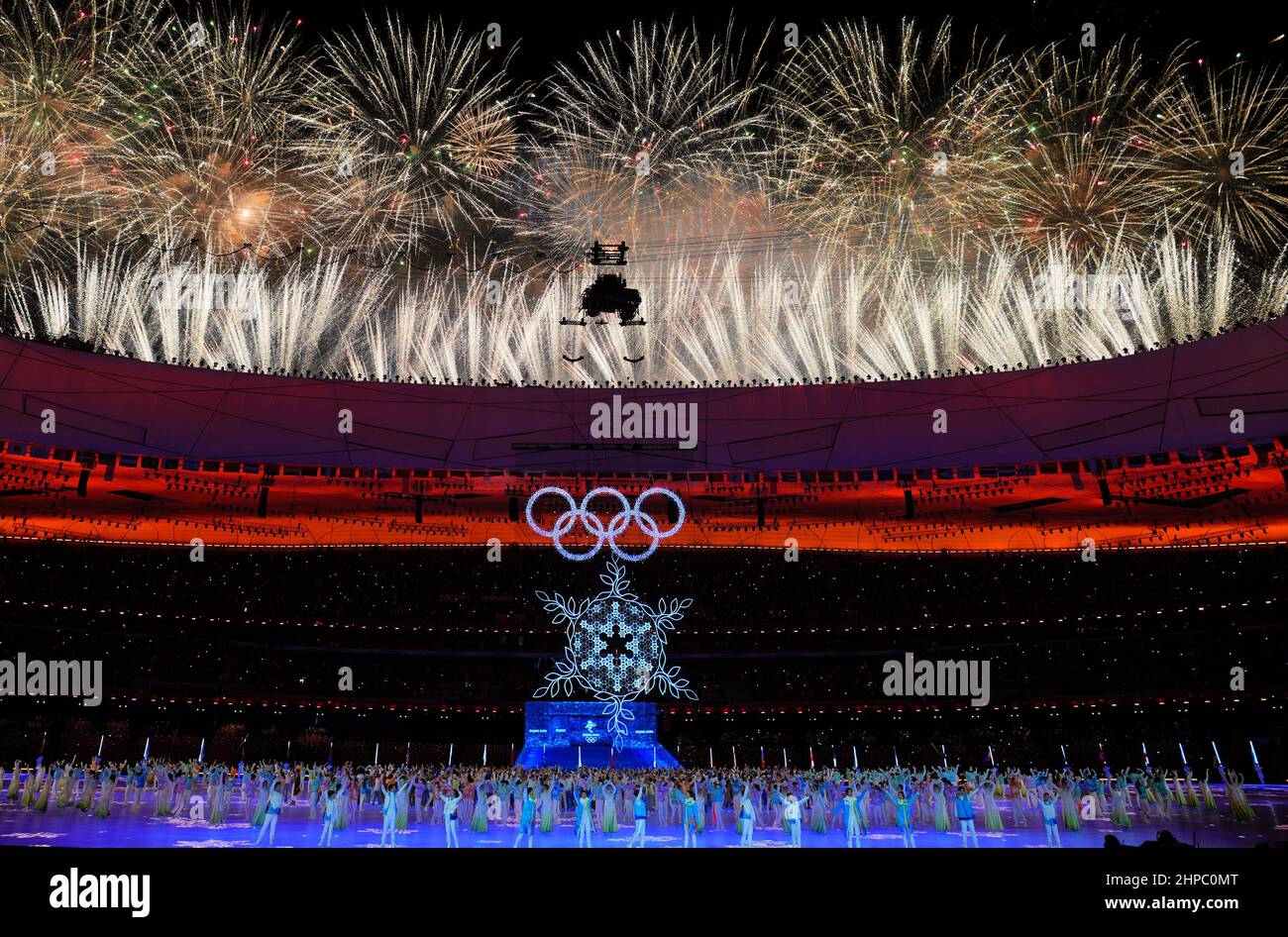 Beijing, China. 20th Feb, 2022. Caption Olympics, Closing Ceremony of