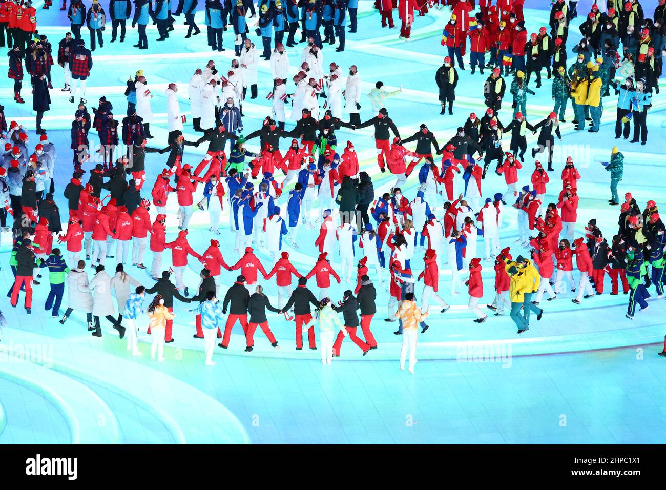 Genral view, FEBRUARY 20, 2022 :  Beijing 2022 Olympic Winter Games Closing Ceremony at National Stadium in Beijing, China. (Photo by Yohei Osada/AFLO SPORT) Stock Photo