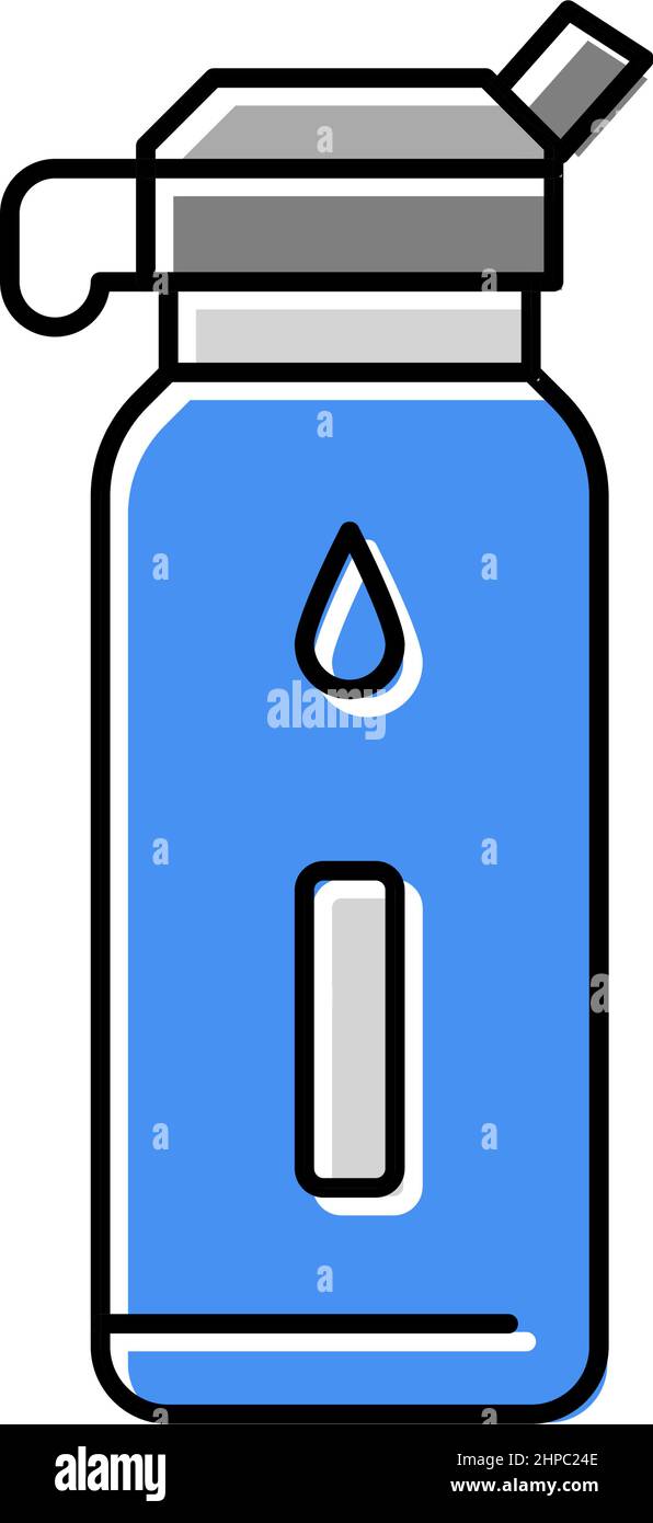 water bottle color icon vector illustration Stock Vector Image & Art ...