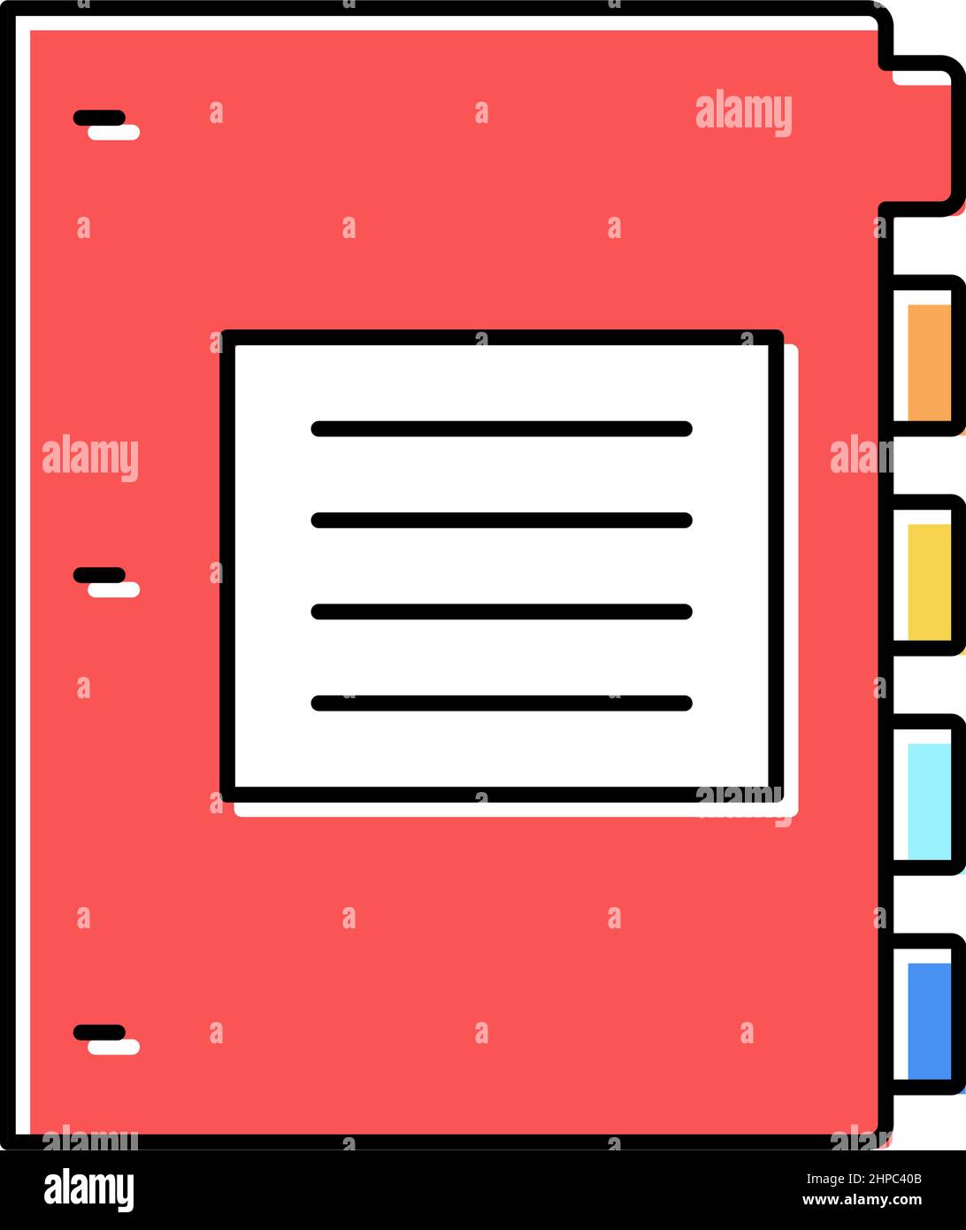 subject divider color icon vector illustration Stock Vector Image & Art