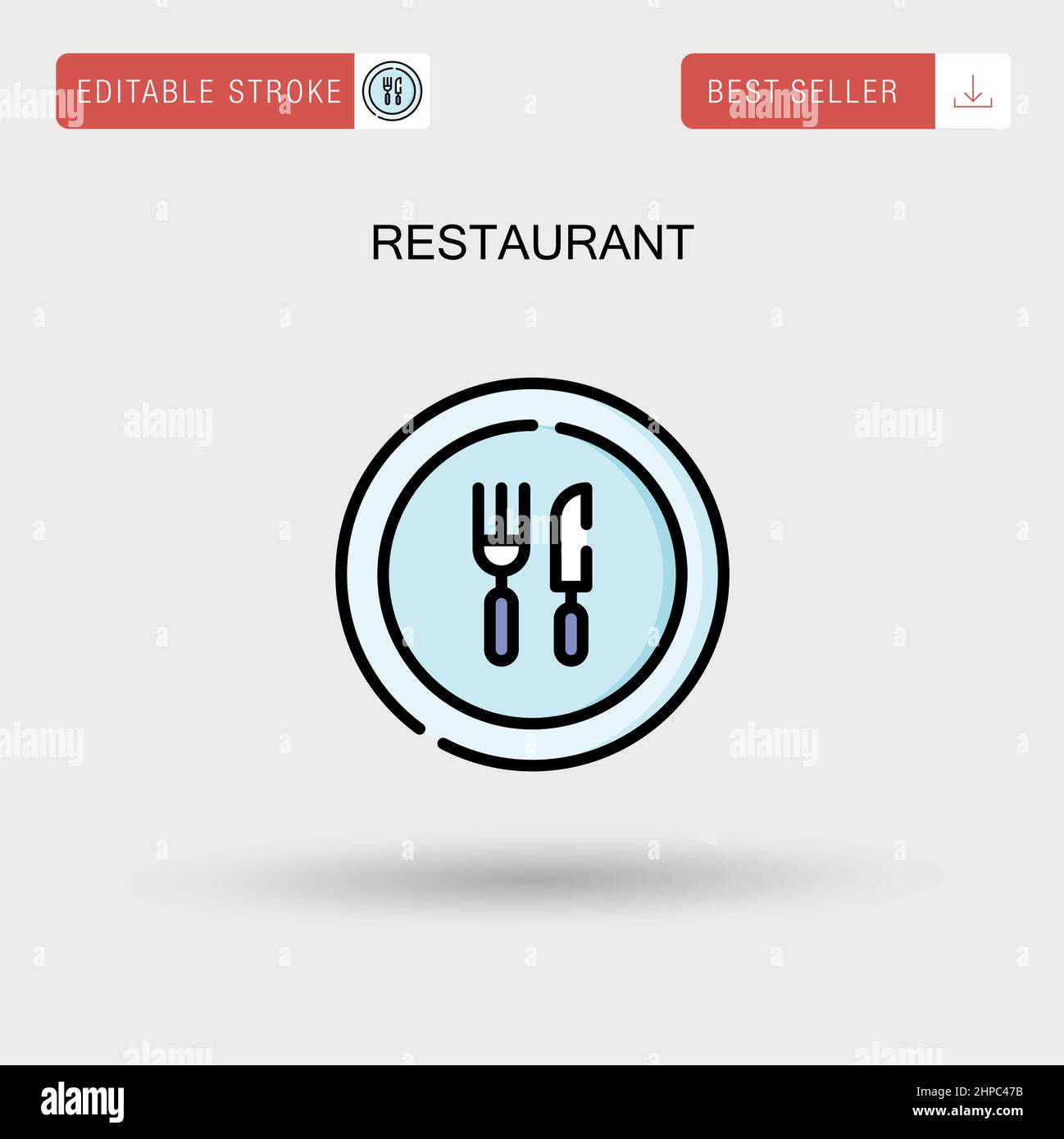 Restaurant table icon hi-res stock photography and images - Alamy