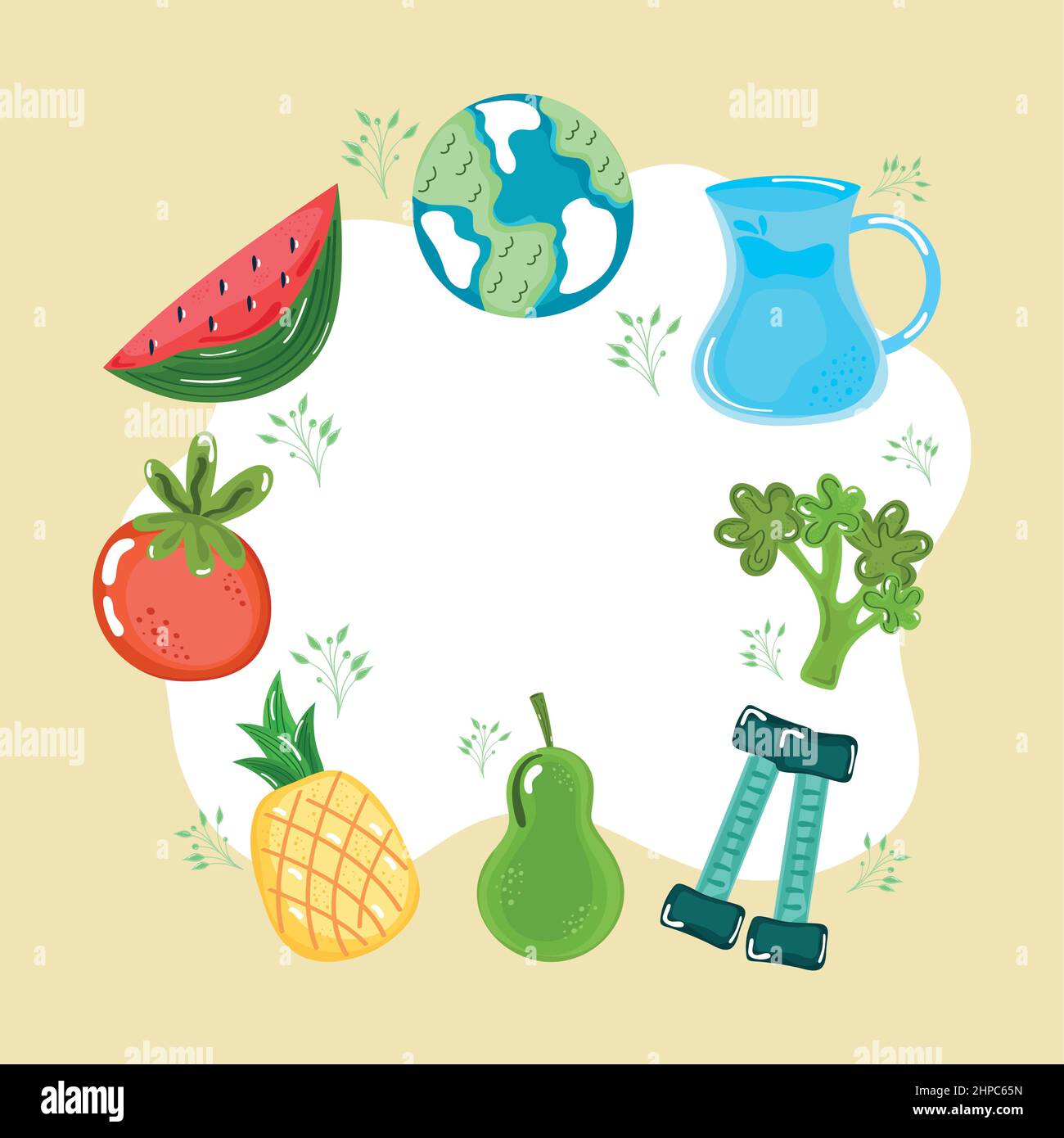 icons healthy habits Stock Vector Image & Art - Alamy