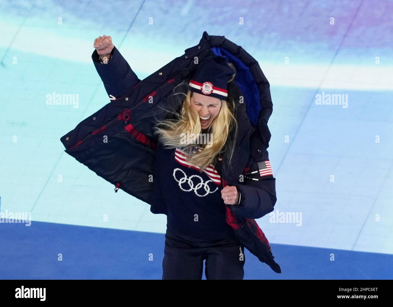Beijing, China. 20th Feb, 2022. Jessie Diggins of the United States(02)