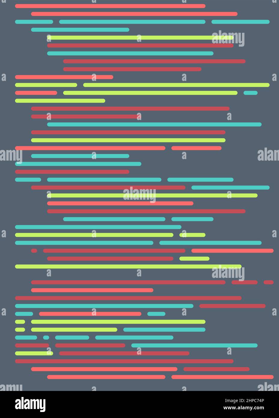 Cartoon coding simulated lines vector illustration Stock Vector Image ...
