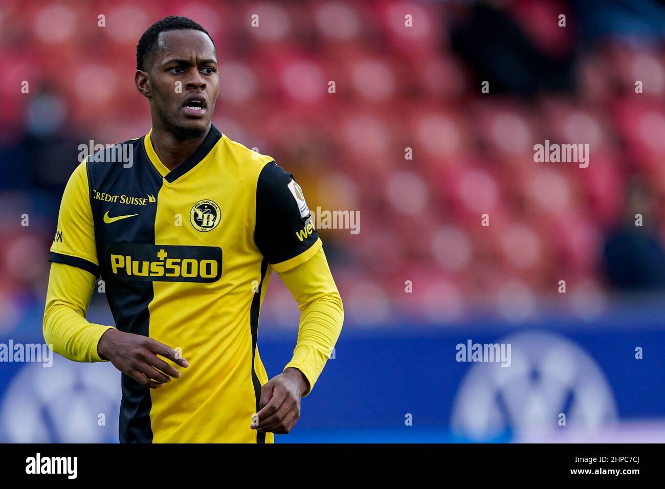 ZüRICH, SWITZERLAND - FEBRUARY 20: Edimilson Fernandes of Young Boys ...