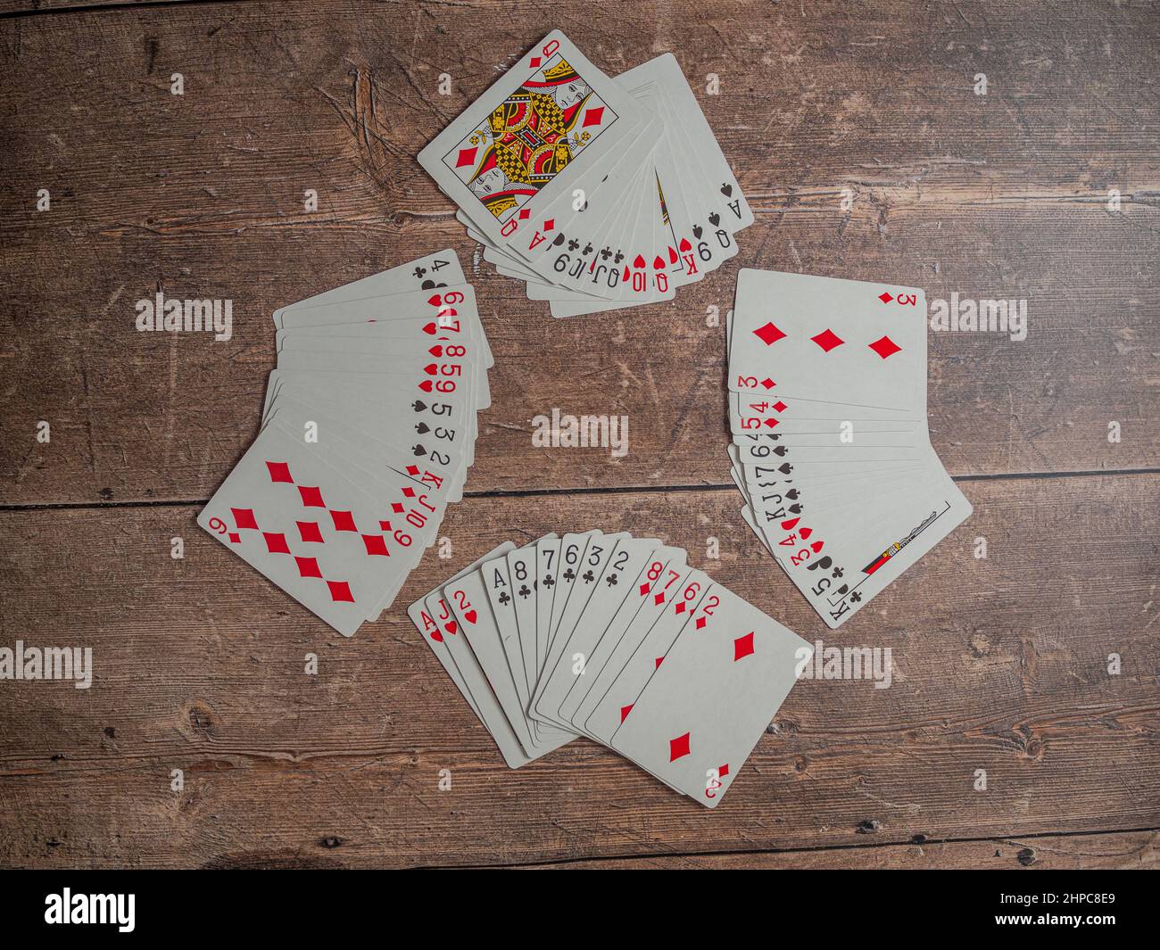 Bridge hands cards hires stock photography and images Alamy