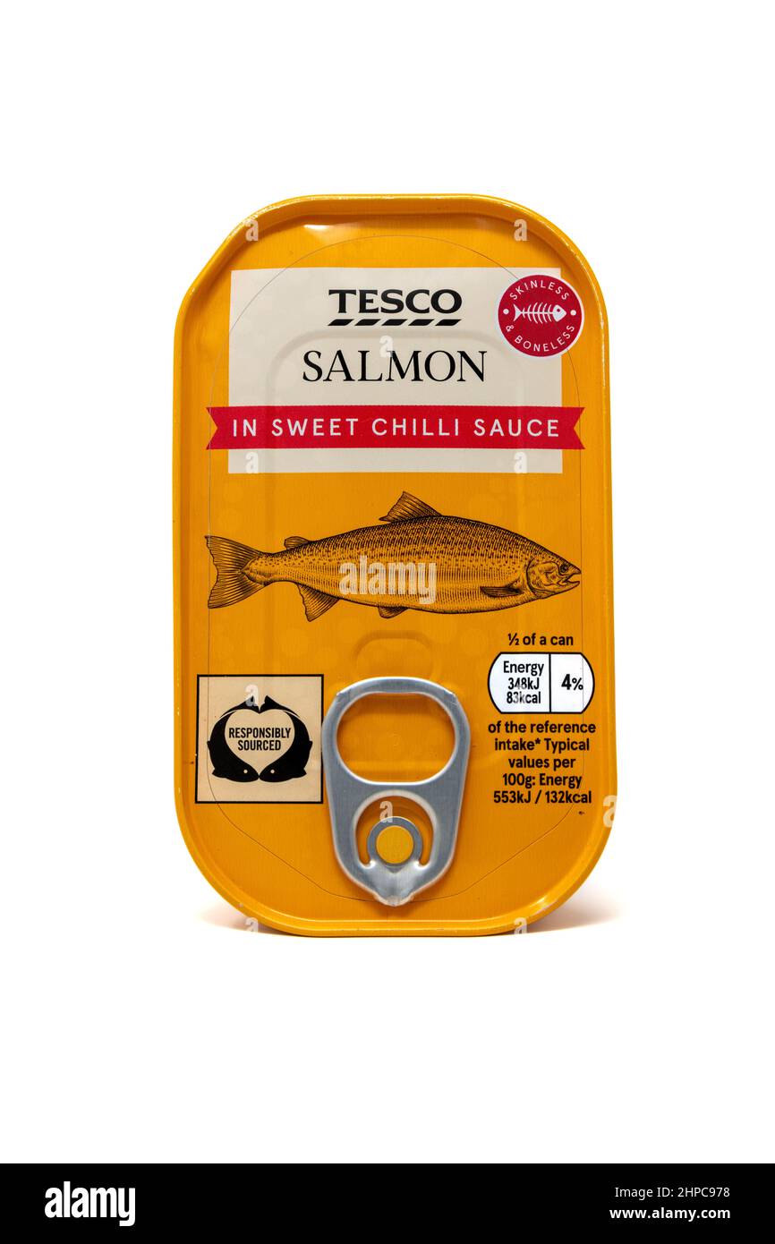 An Unopened 125 Gram Tin Of Tesco Brand Skinless And