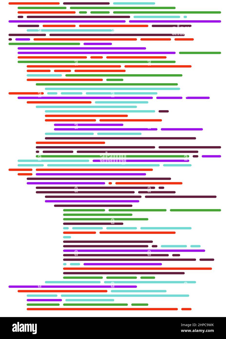 Cartoon coding simulated lines vector illustration Stock Vector Image ...