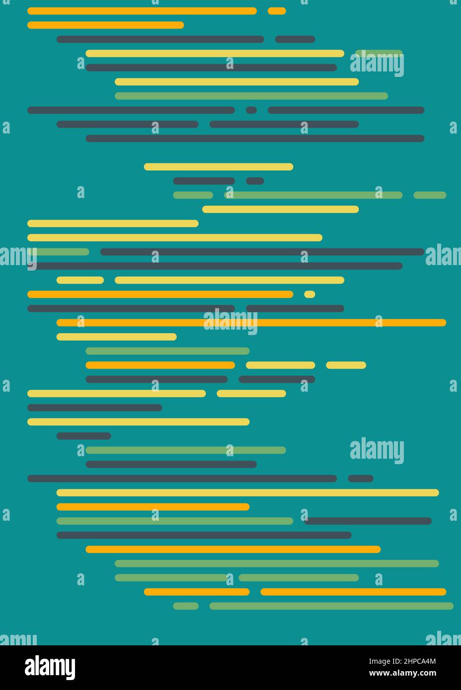 Cartoon coding simulated lines vector illustration Stock Vector Image ...