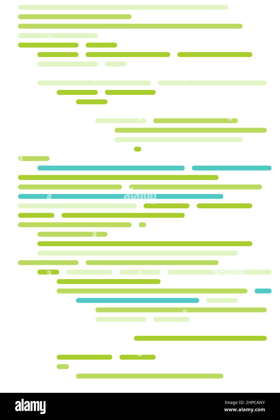 Cartoon coding simulated lines vector illustration Stock Vector Image ...