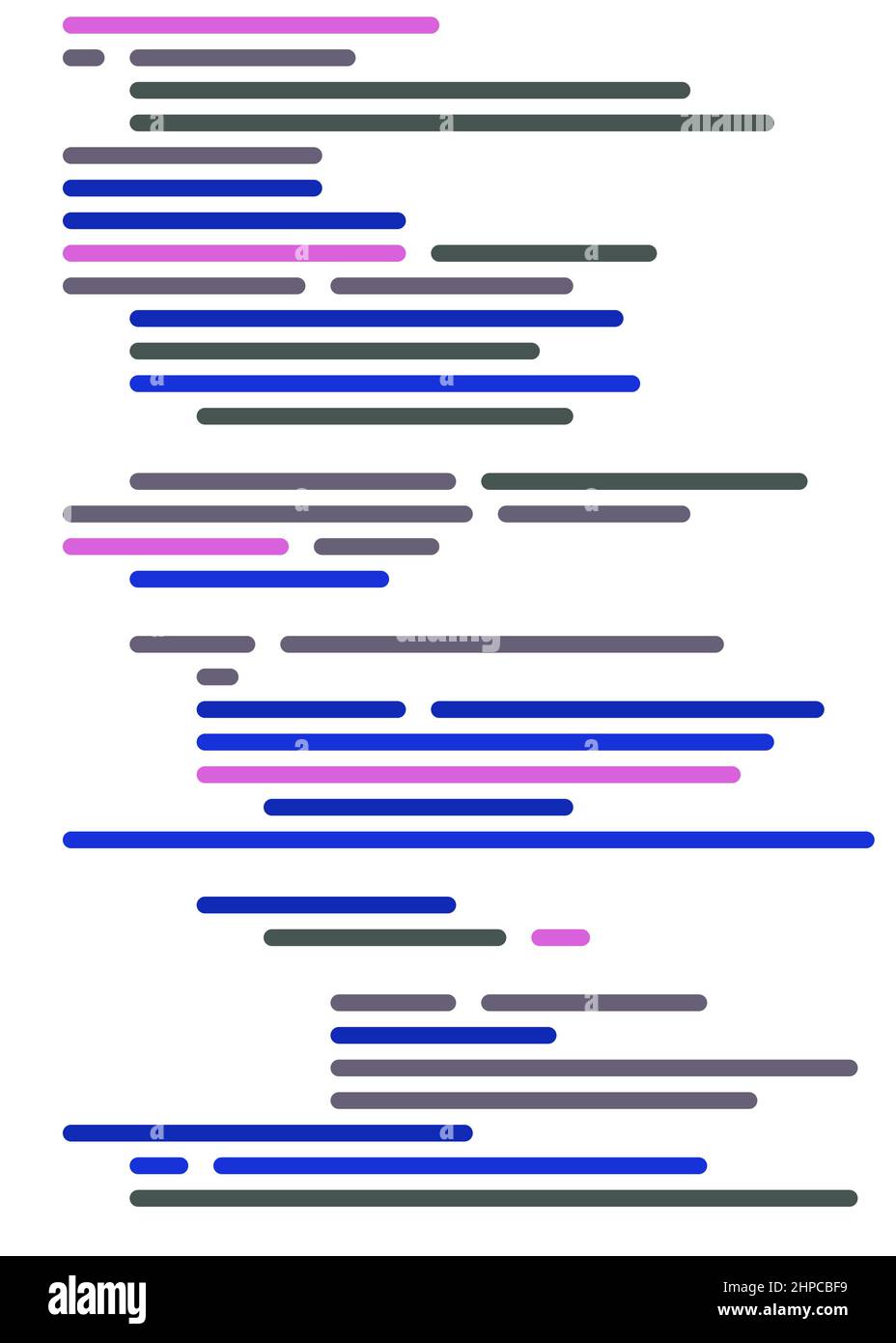Cartoon coding simulated lines vector illustration Stock Vector Image ...