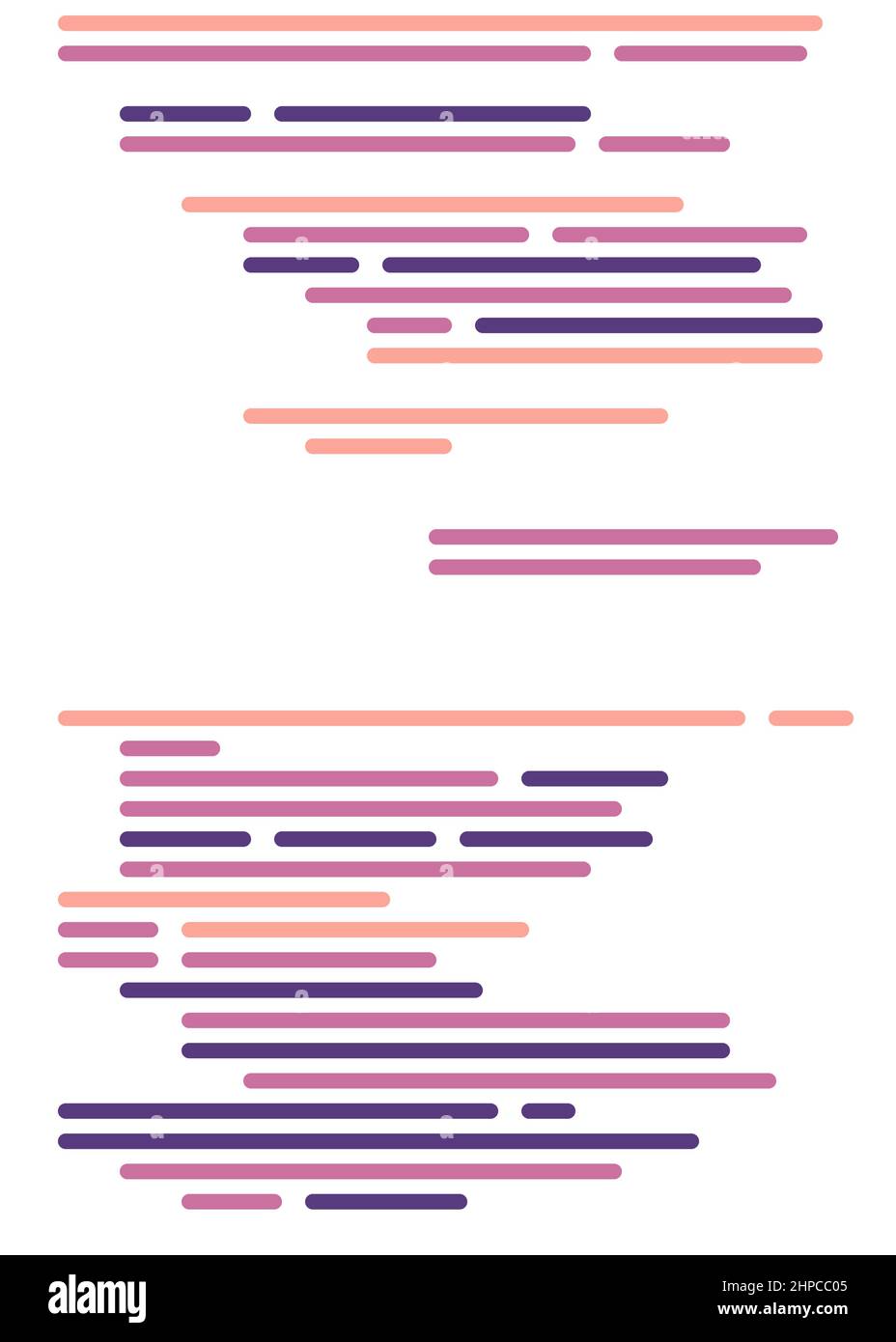 Cartoon coding simulated lines vector illustration Stock Vector Image ...