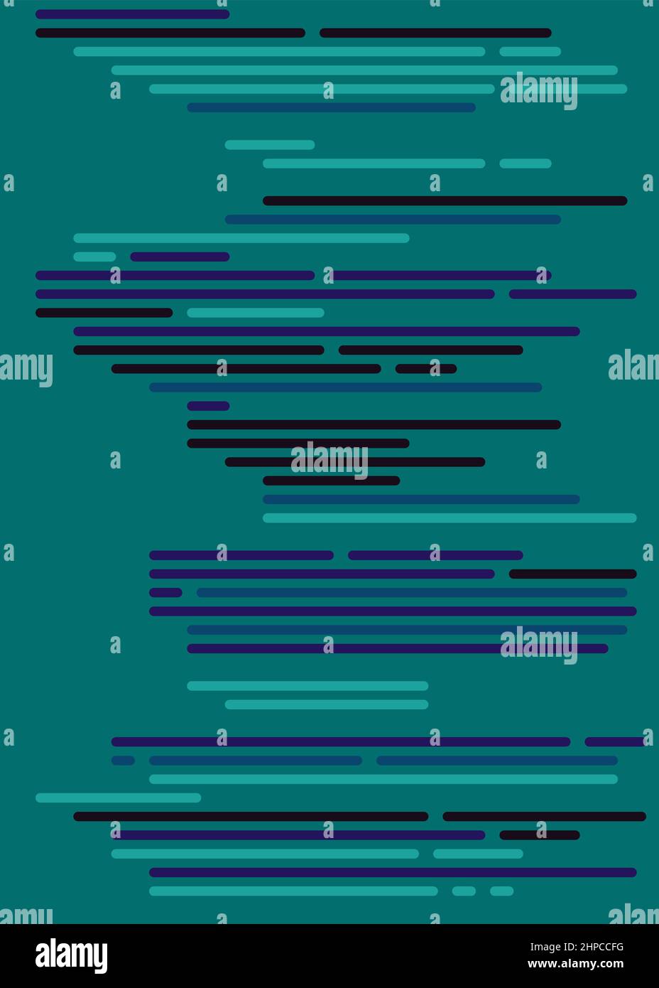 Cartoon coding simulated lines vector illustration Stock Vector Image ...