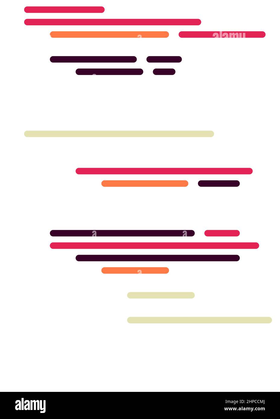 Cartoon coding simulated lines vector illustration Stock Vector Image ...