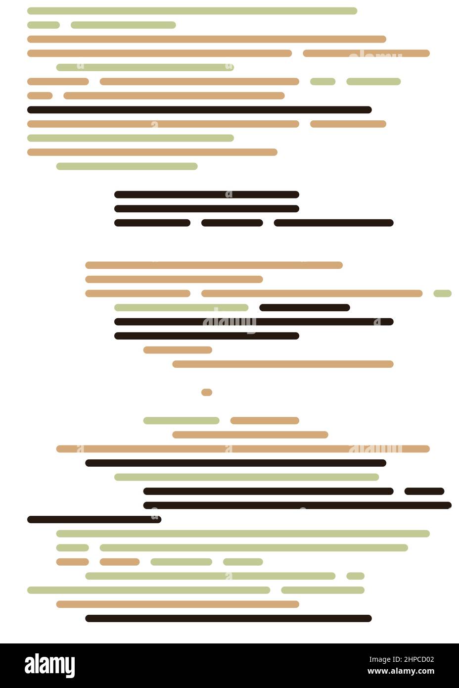 Cartoon coding simulated lines vector illustration Stock Vector Image ...