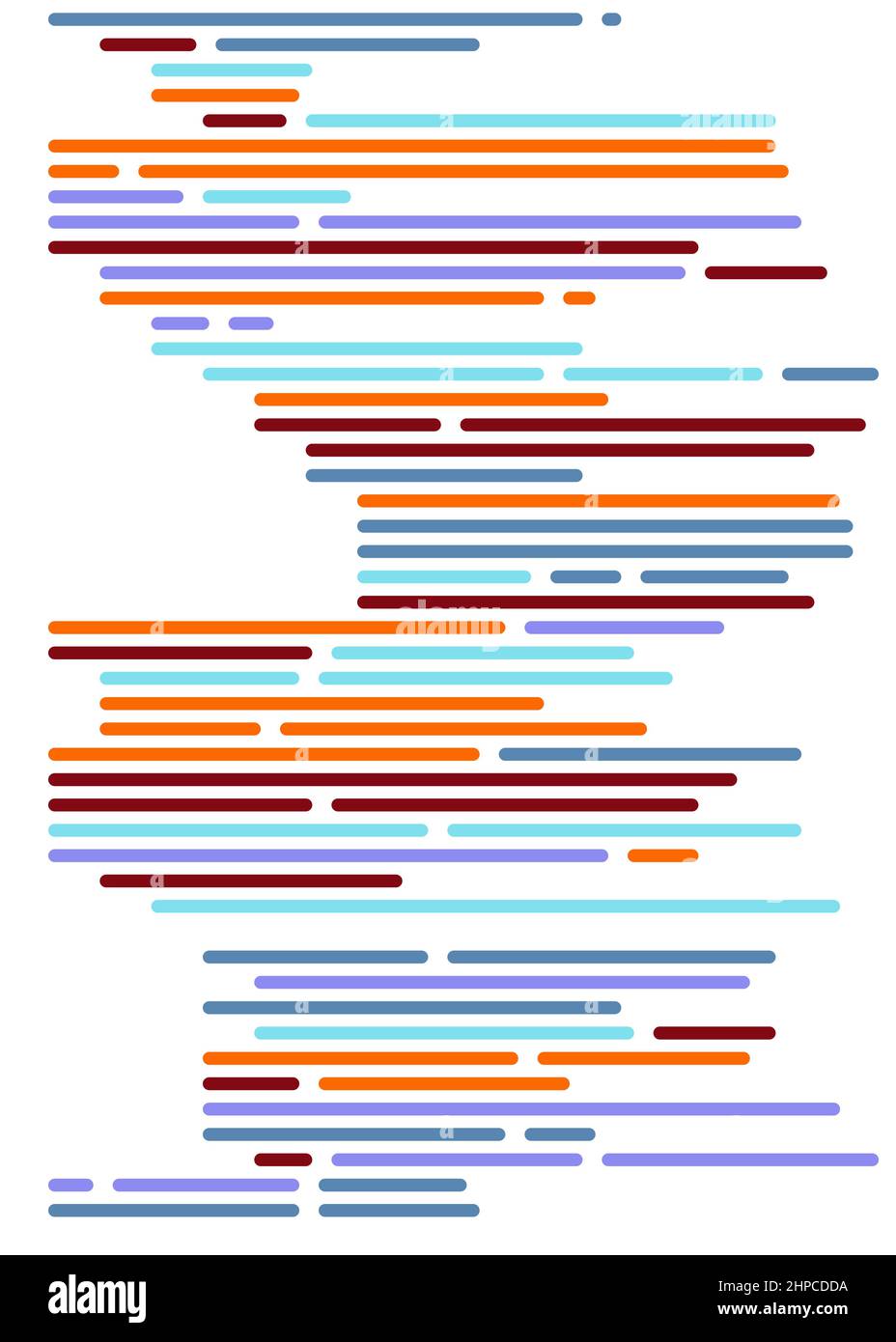 Cartoon coding simulated lines vector illustration Stock Vector Image ...