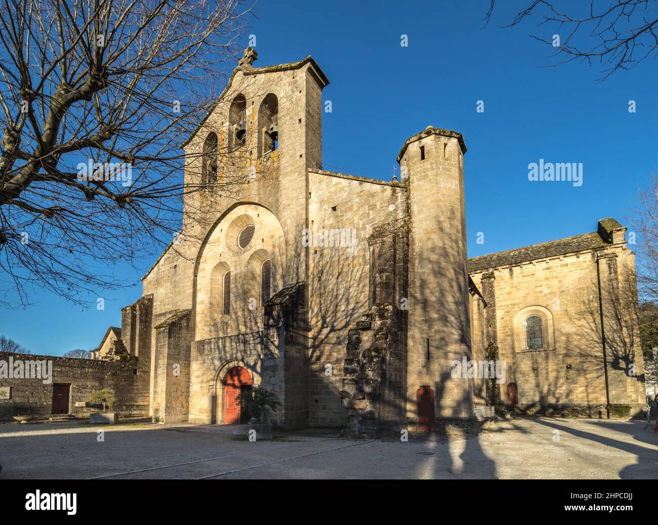 Eglise abbatiale Saint Pierre Stock Photo Alamy