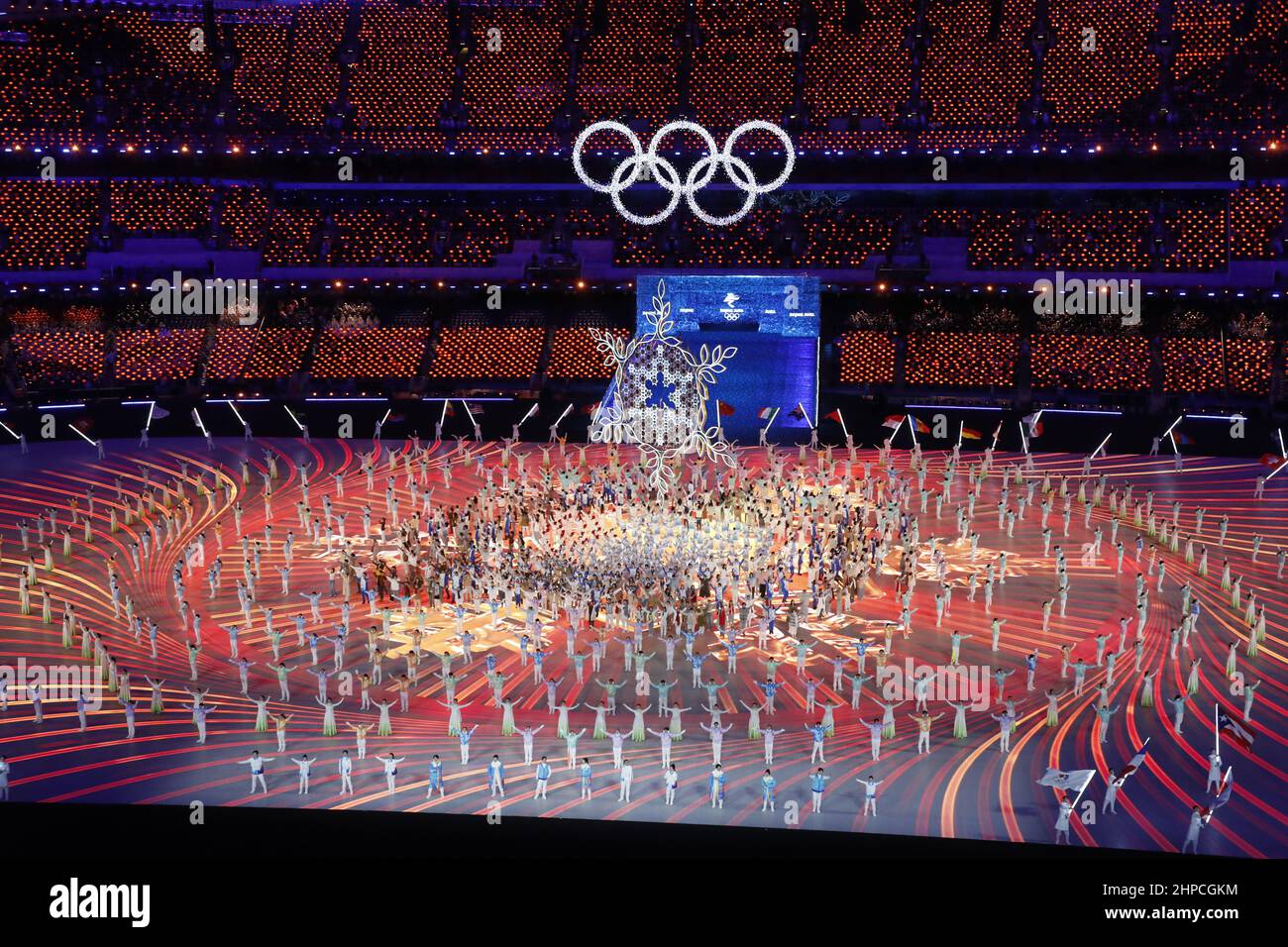 Beijing, Hebei, China. 20th Feb, 2022. The closing ceremony for the ...