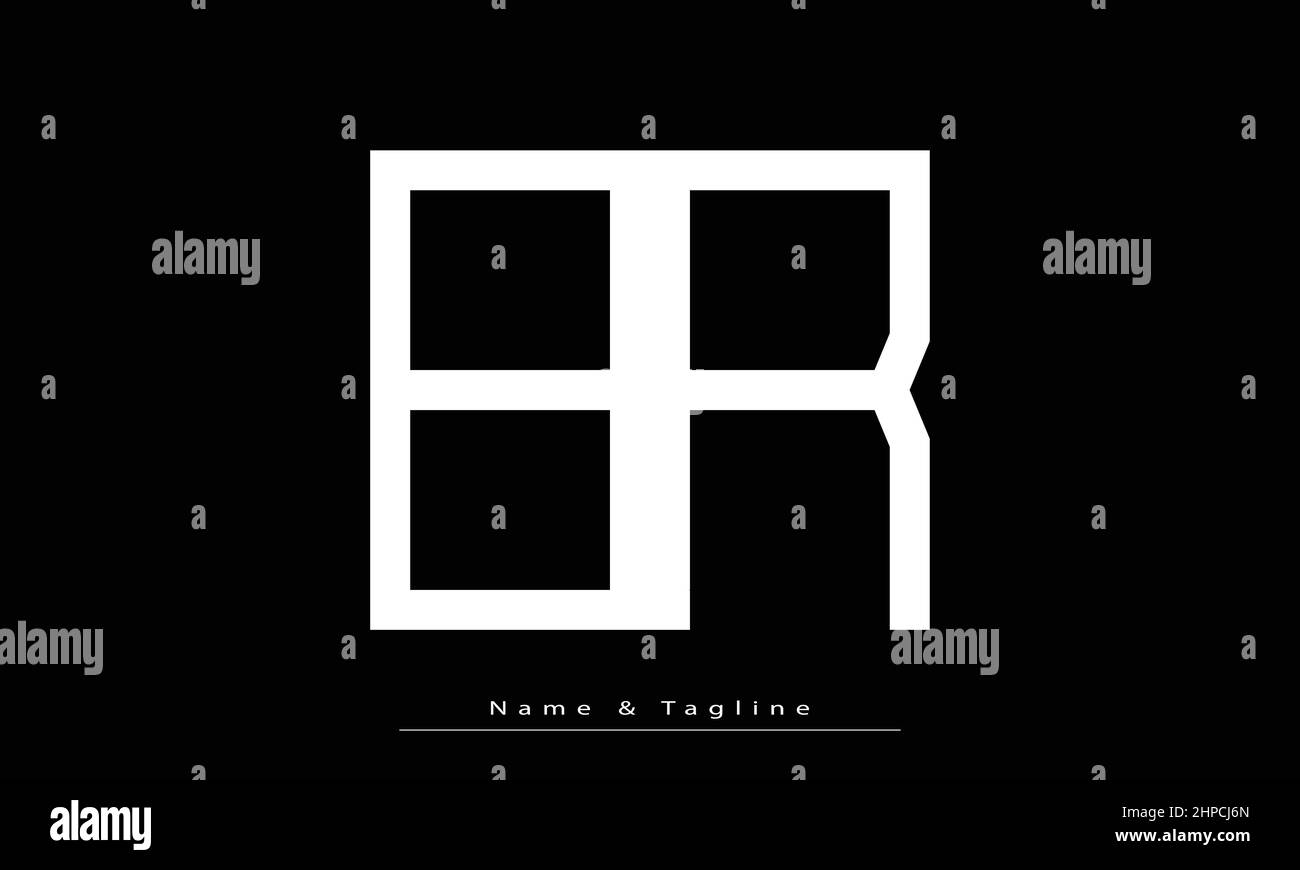 Alphabet letters Initials Monogram logo BR, RB Stock Vector Image & Art ...