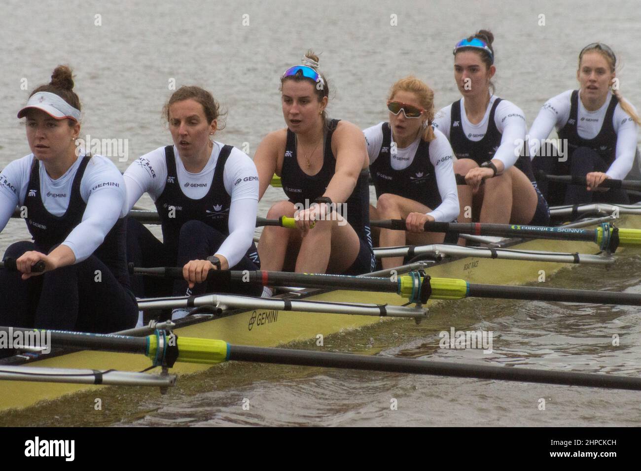 London, UK. 20th Feb, 2022. Oxford Beat Leander As Seen From The Umpire ...