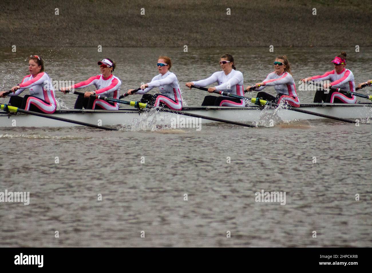London, UK. 20th Feb, 2022. Oxford Beat Leander As Seen From The Umpire ...