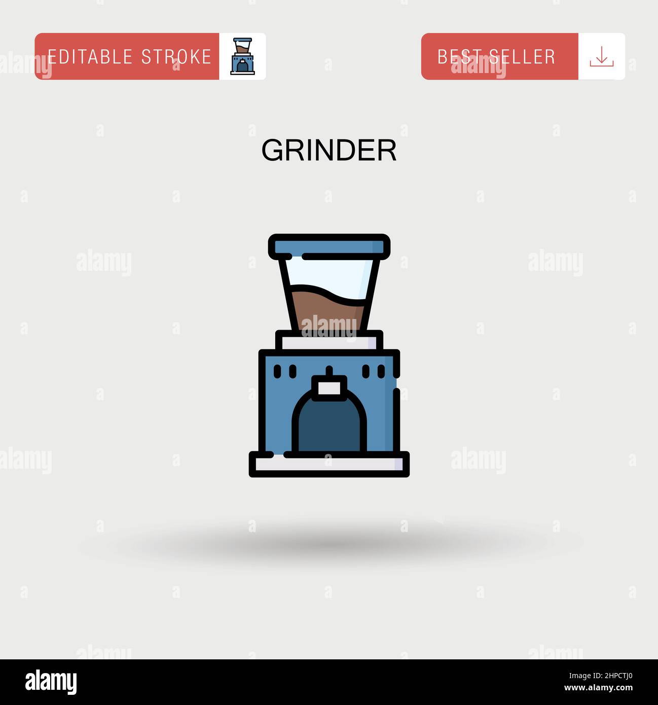 Grinder Simple vector icon Stock Vector Image & Art Alamy