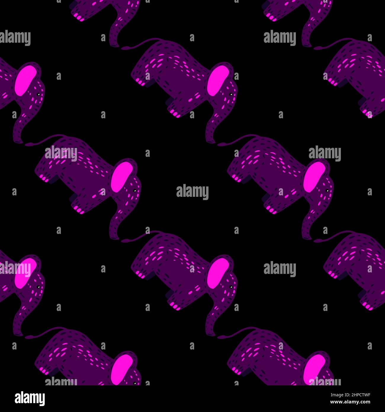 Elephant cute seamless pattern. Background with kids toy. Repeated ...