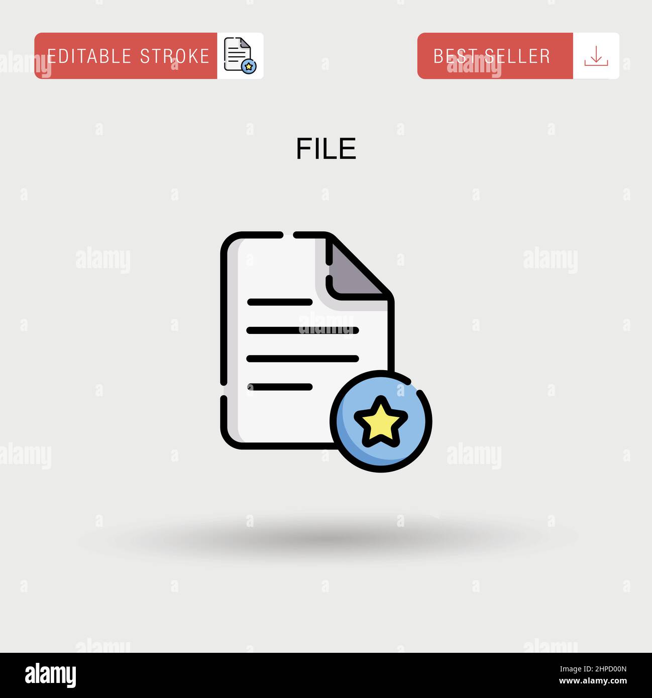 File Simple vector icon Stock Vector Image & Art - Alamy
