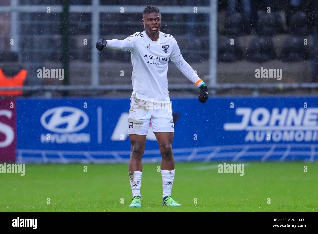 EUPEN, BELGIUM FEBRUARY 20 Emmanuel Agbadou of KAS Eupen during the
