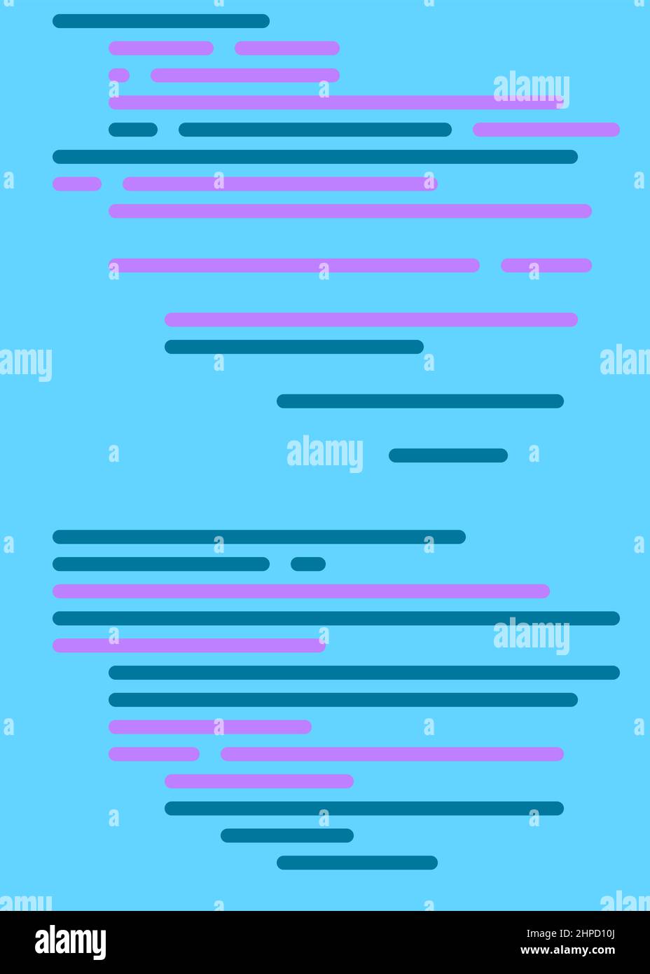 Cartoon coding simulated lines vector illustration Stock Vector Image ...