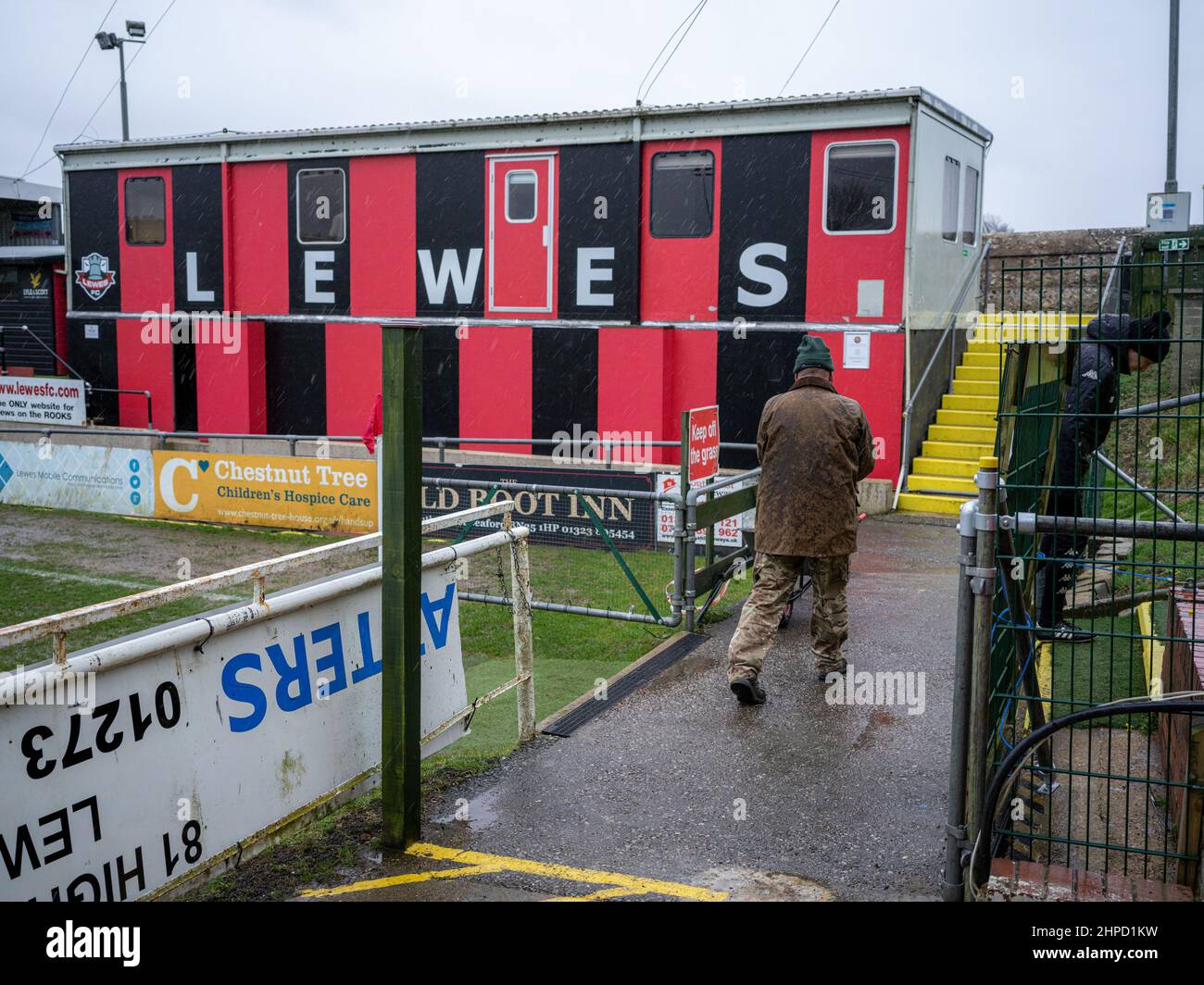 Lewes v Margate PP, 19/02/2022. The Dripping Pan stadium, Isthmian