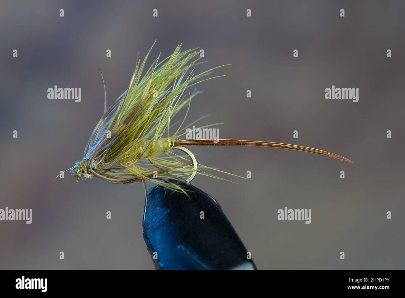 handmade fishing fly, fly tying Stock Photo Alamy