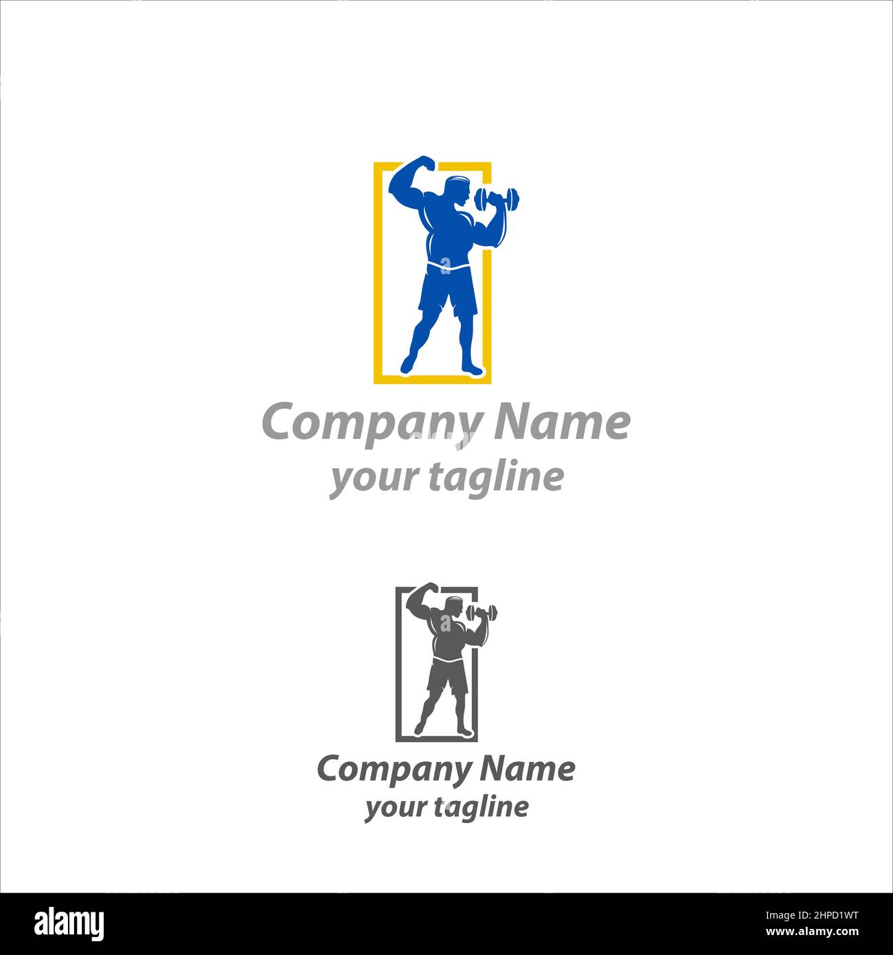 muscle logo design vector illustration template.EPS 10 Stock Vector ...