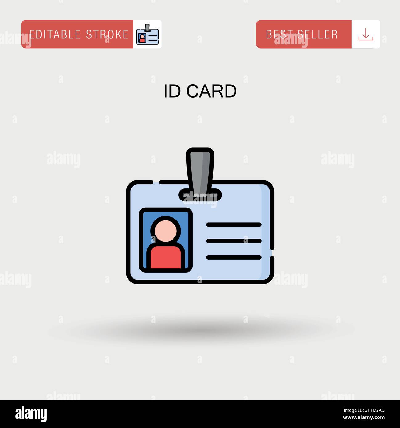 Photo id card Stock Vector Images Alamy