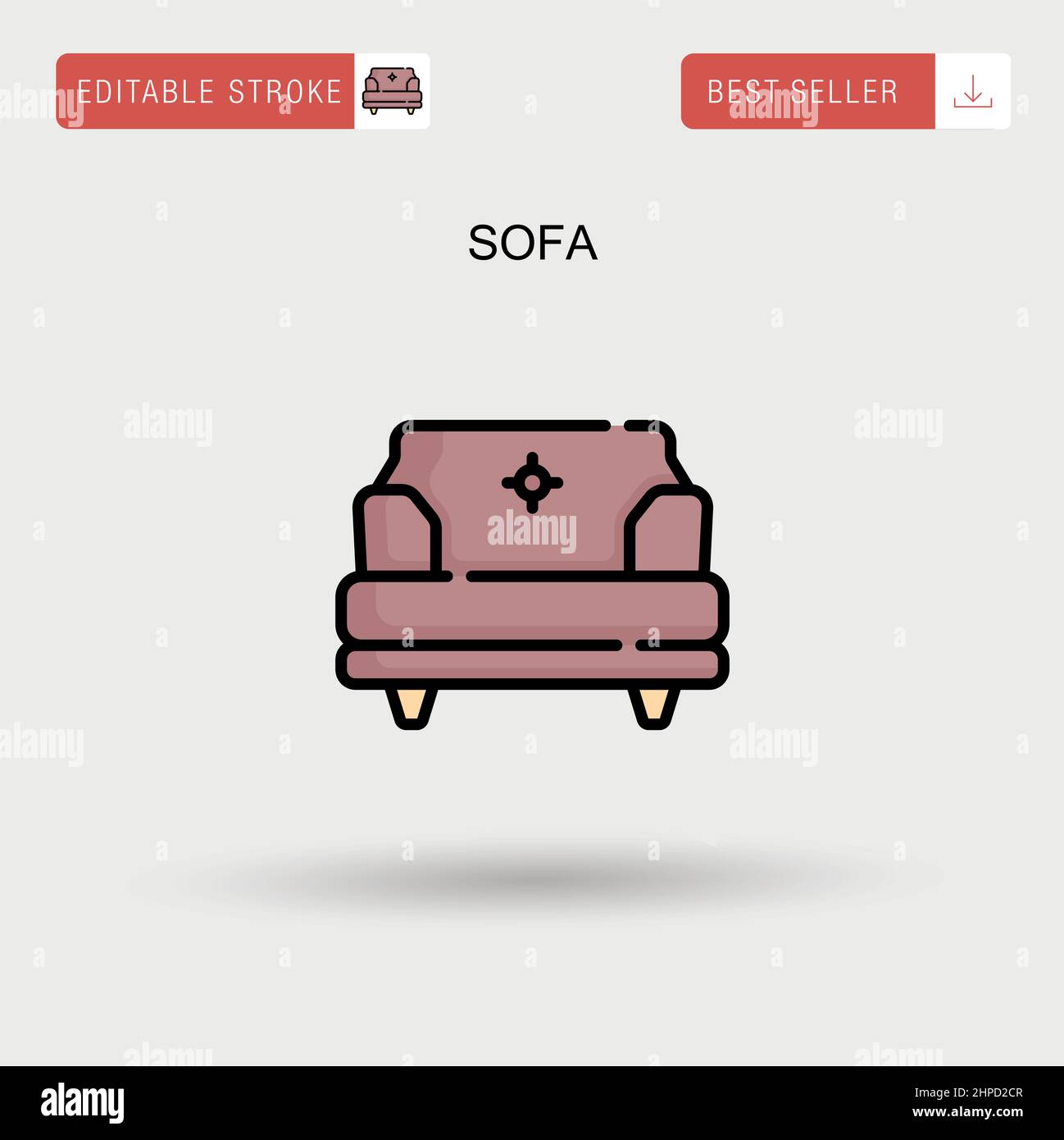 Modern sofa design Stock Vector Images - Alamy