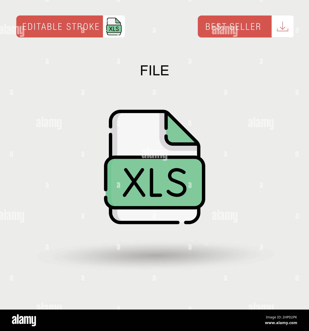 File Simple vector icon Stock Vector Image & Art - Alamy