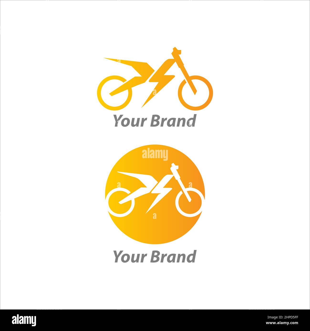Electric Bike Icon Logo Design Element.EPS 10 Stock Vector