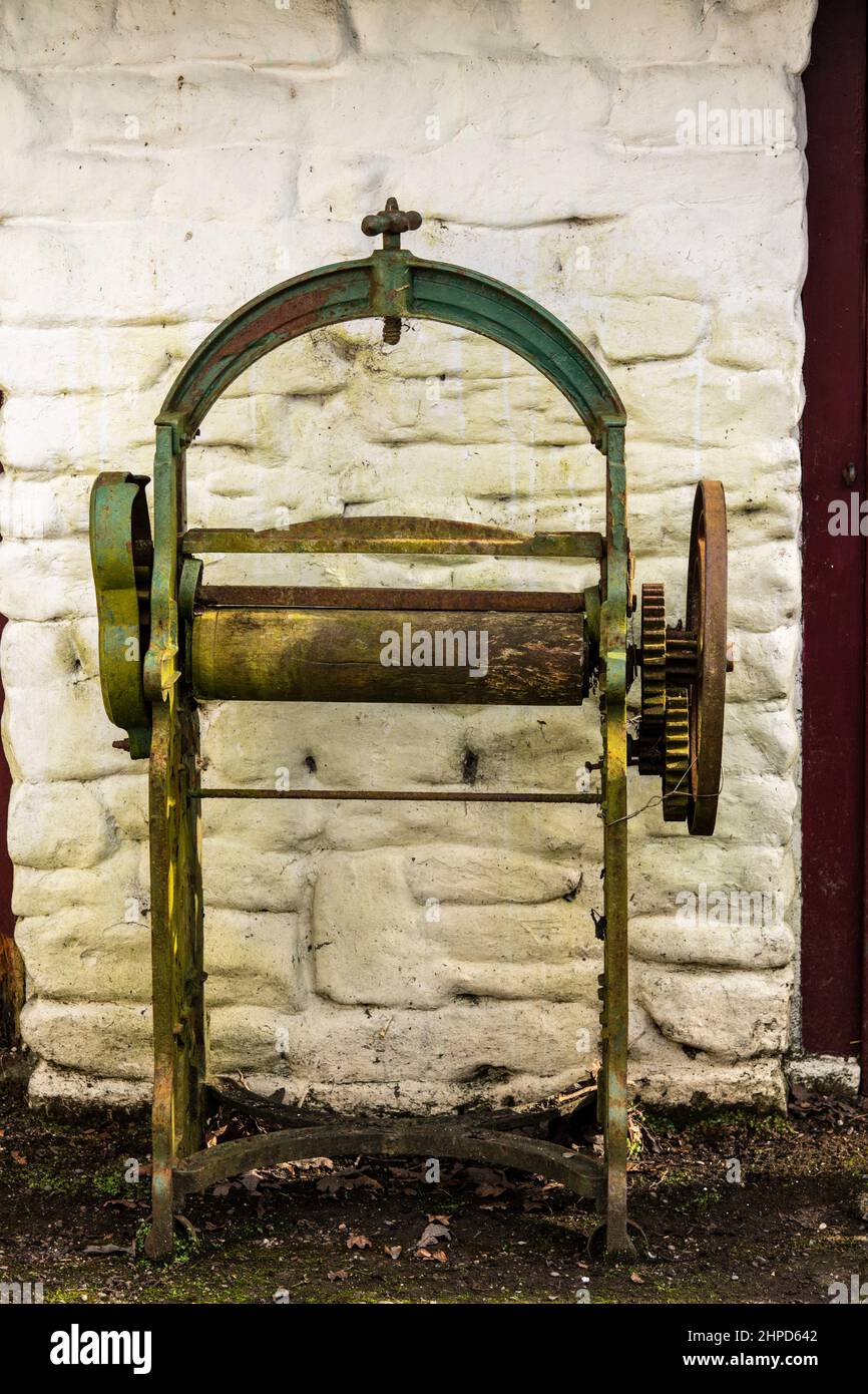 Bunratty, Ireland,03,02,2022,old antique farm machinery, old ways of working on farms Stock Photo