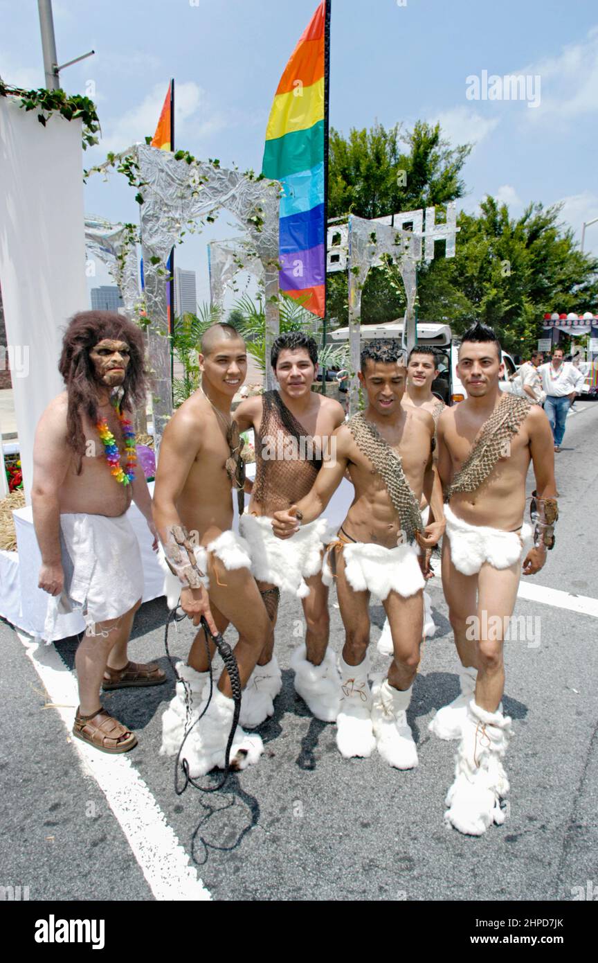 Gay Pride Parade in Atlanta GA, US, USA Stock Photo Alamy